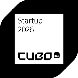 Selo Cubo Itaú Startup